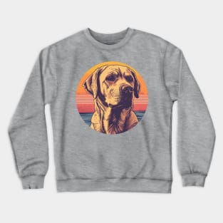 Vintage Yellow Labrador Retriever Crewneck Sweatshirt